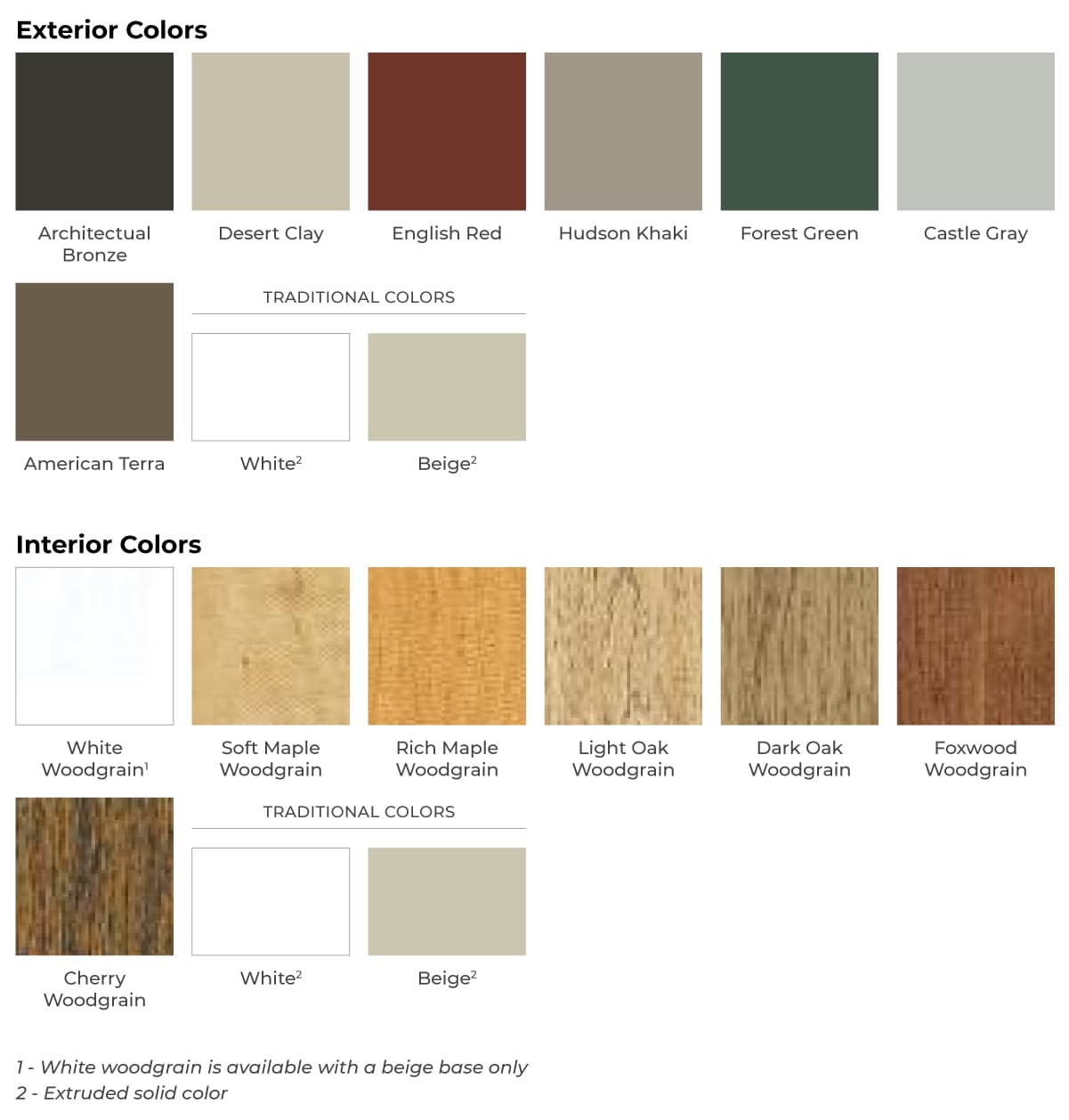 Window Color Options