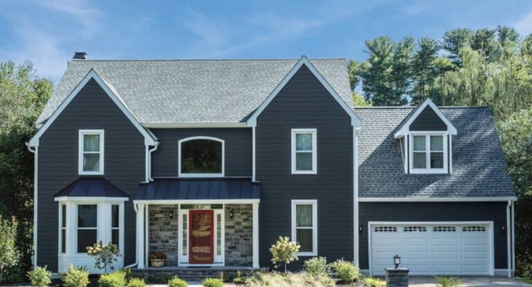 composite siding on a house